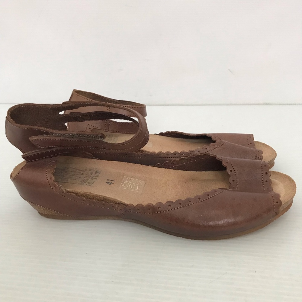 Miz Mooz Brown Leather Women Shoes Size 41